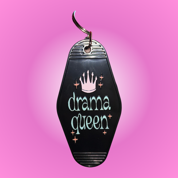 Drama Queen Motel Keychain