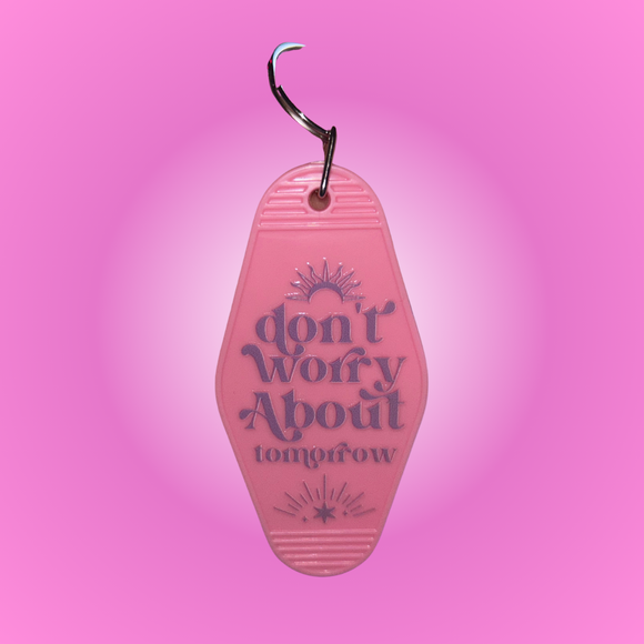 Don't Worry Motel Keychain