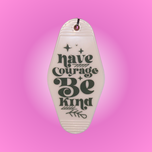 Courage Motel Keychain