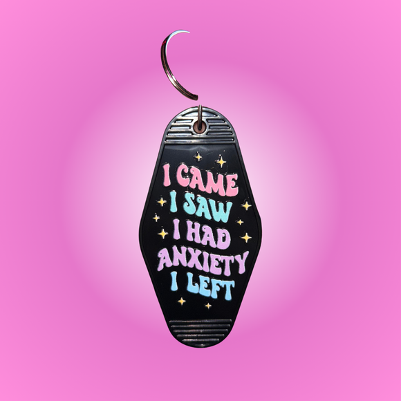 Anxiety Motel Keychain