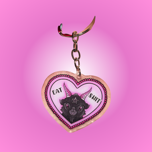 Eat Shit Keychain