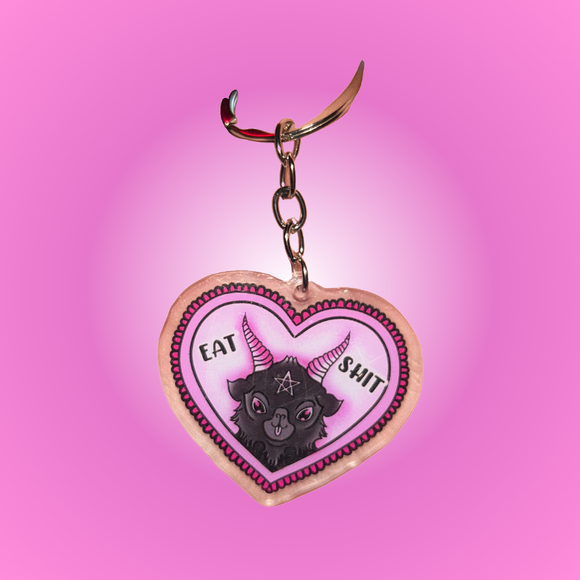 Eat Shit Keychain