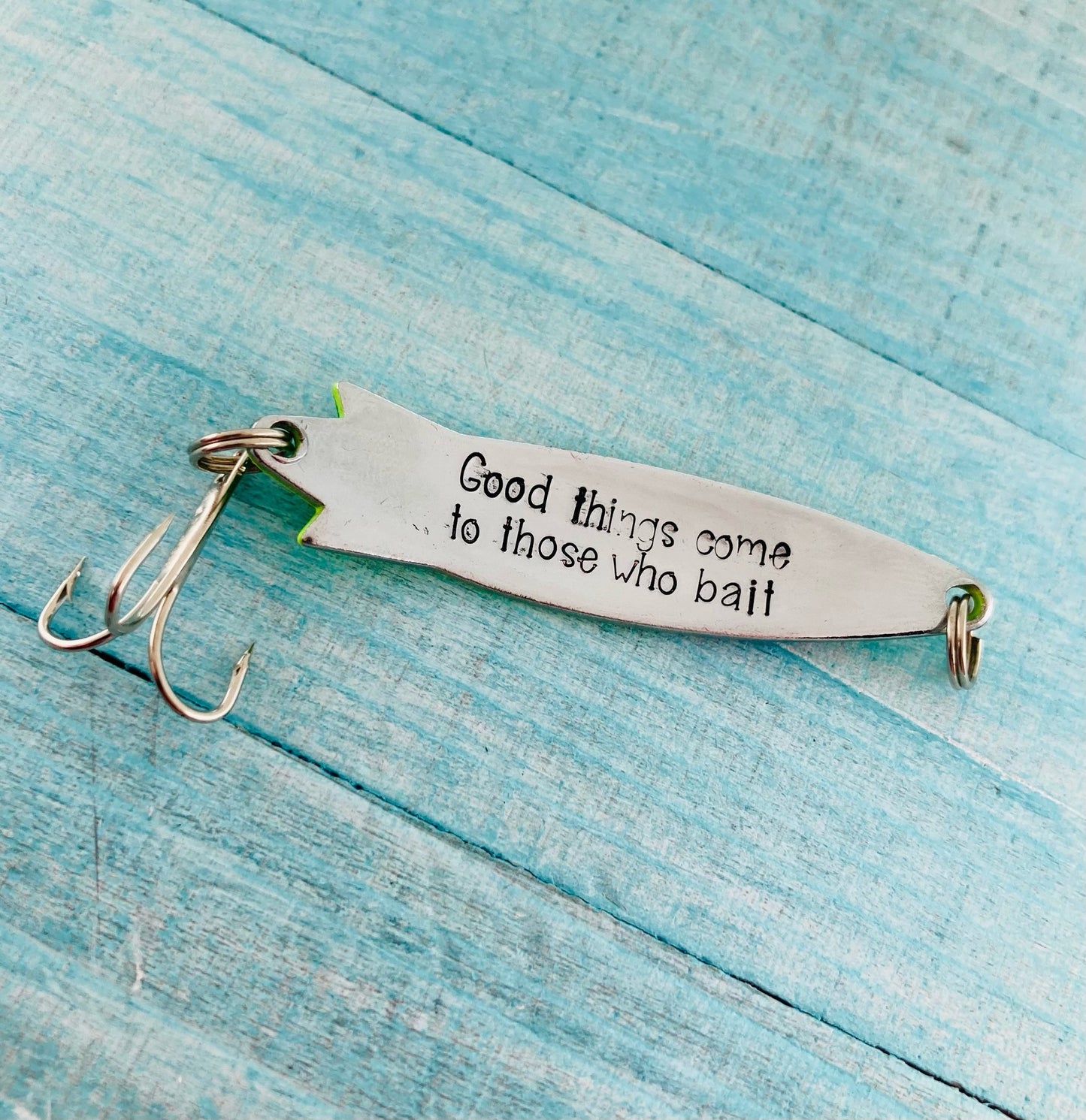 Hand Stamped Fishhooks