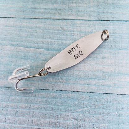 Hand Stamped Fishhooks