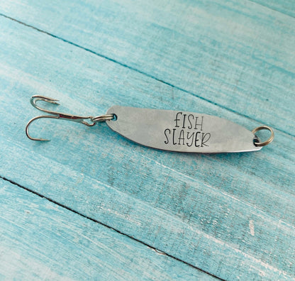 Hand Stamped Fishhooks