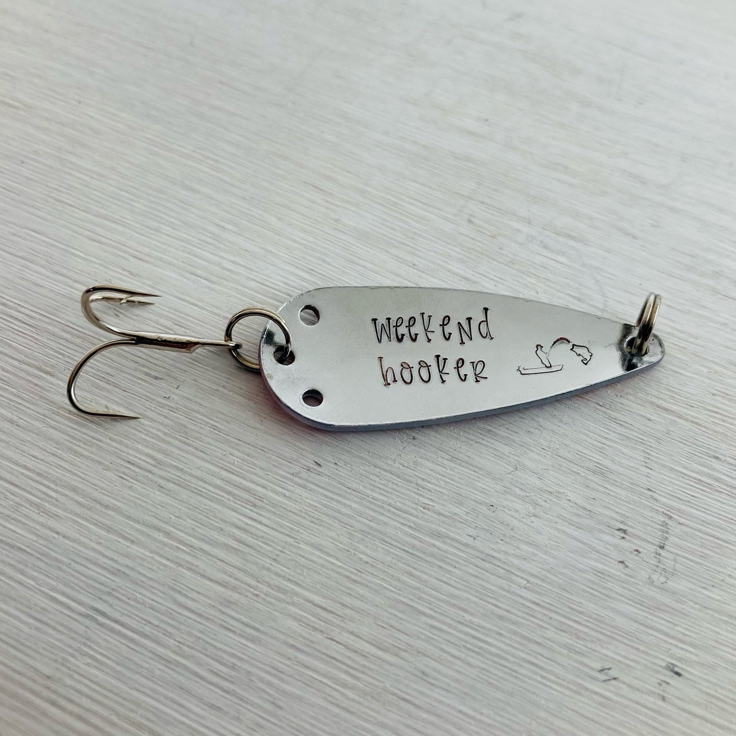 Hand Stamped Fishhooks
