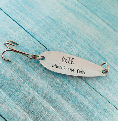 Hand Stamped Fishhooks
