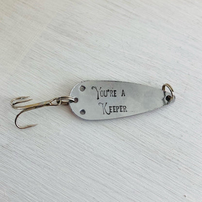 Hand Stamped Fishhooks