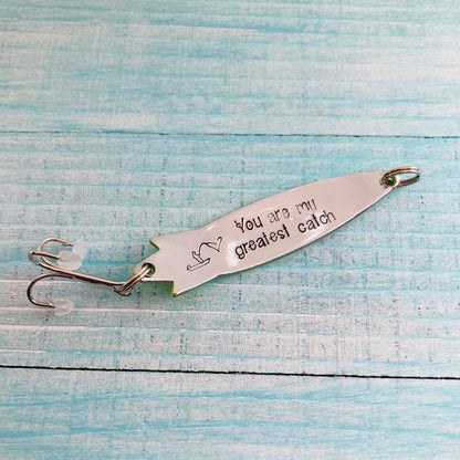 Hand Stamped Fishhooks