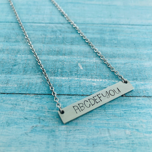 Stainless Steel Hand Stamped Necklaces