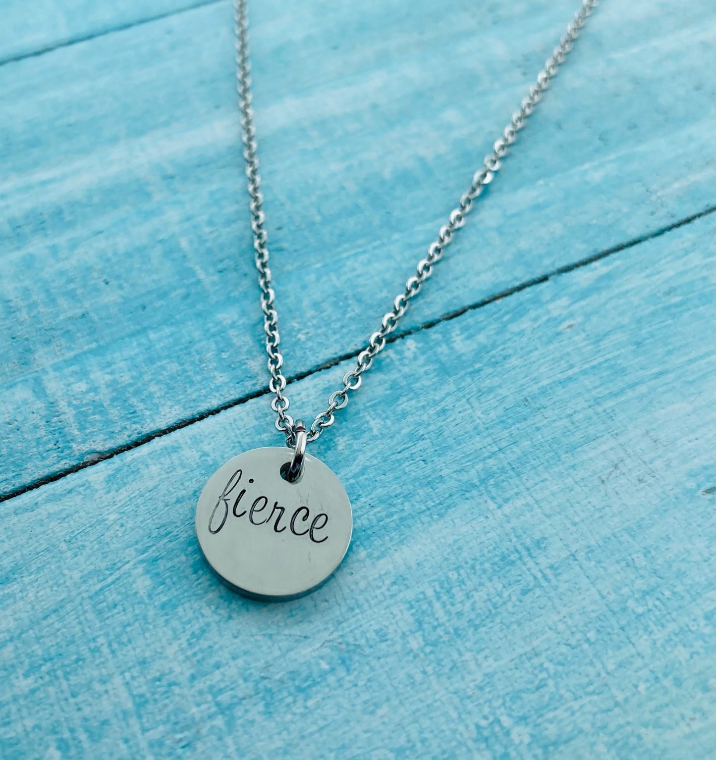 Stainless Steel Hand Stamped Necklaces