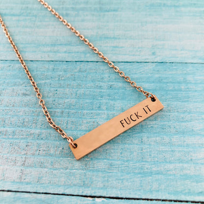 Stainless Steel Hand Stamped Necklaces