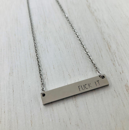 Stainless Steel Hand Stamped Necklaces