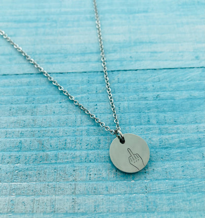 Stainless Steel Hand Stamped Necklaces