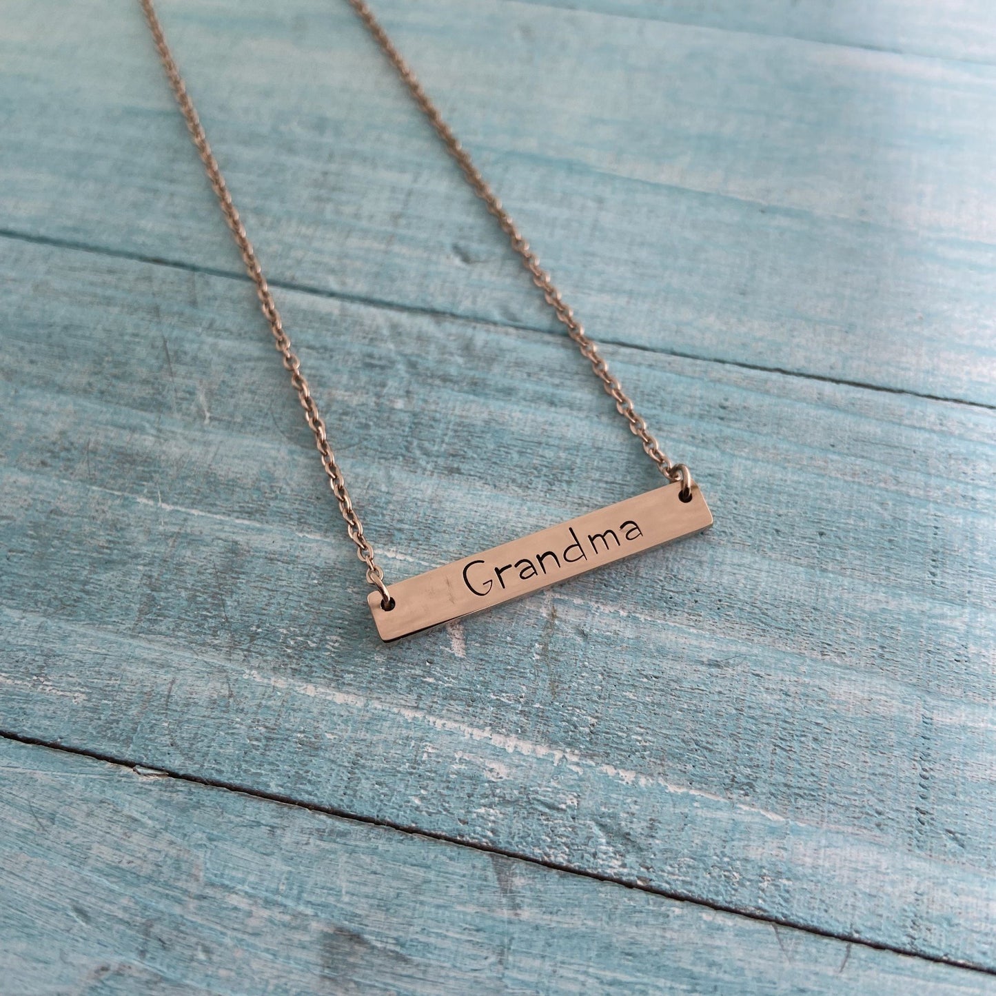Stainless Steel Hand Stamped Necklaces