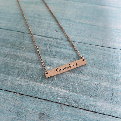 Stainless Steel Hand Stamped Necklaces