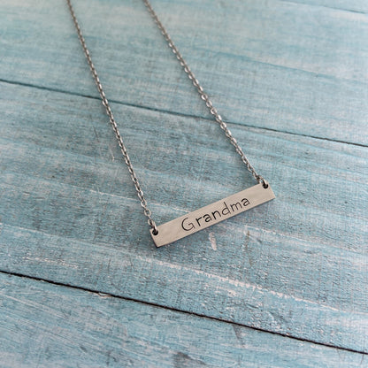 Stainless Steel Hand Stamped Necklaces