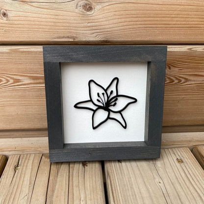 Lily Mini Sign