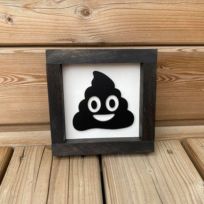 Poop Emoji Sign