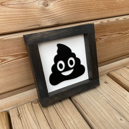 Poop Emoji Sign