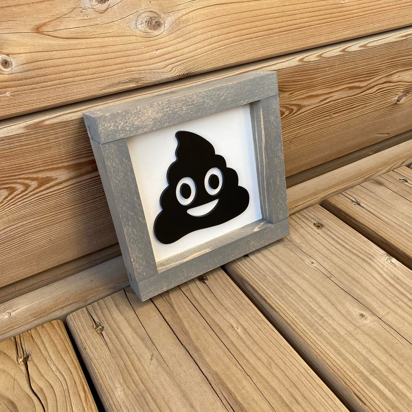Poop Emoji Sign
