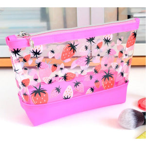 Clear & Jelly Vinyl Cosmetic Bag
