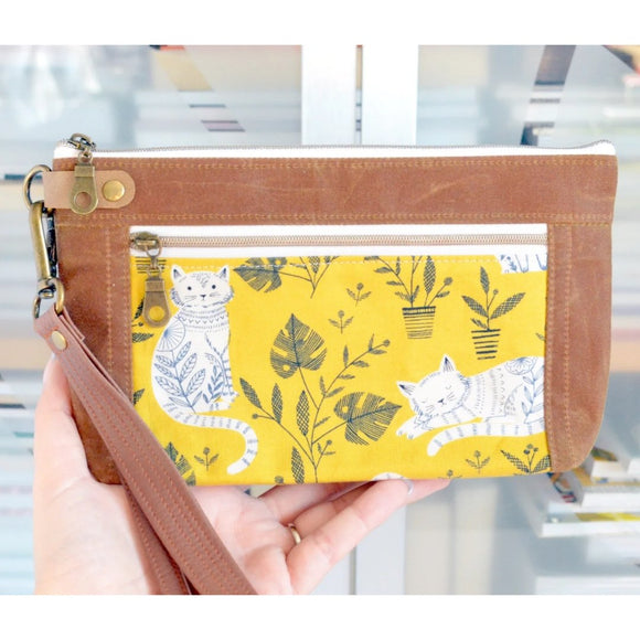 Double-Zip Wristlet