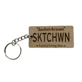 Individual Wood Keychains