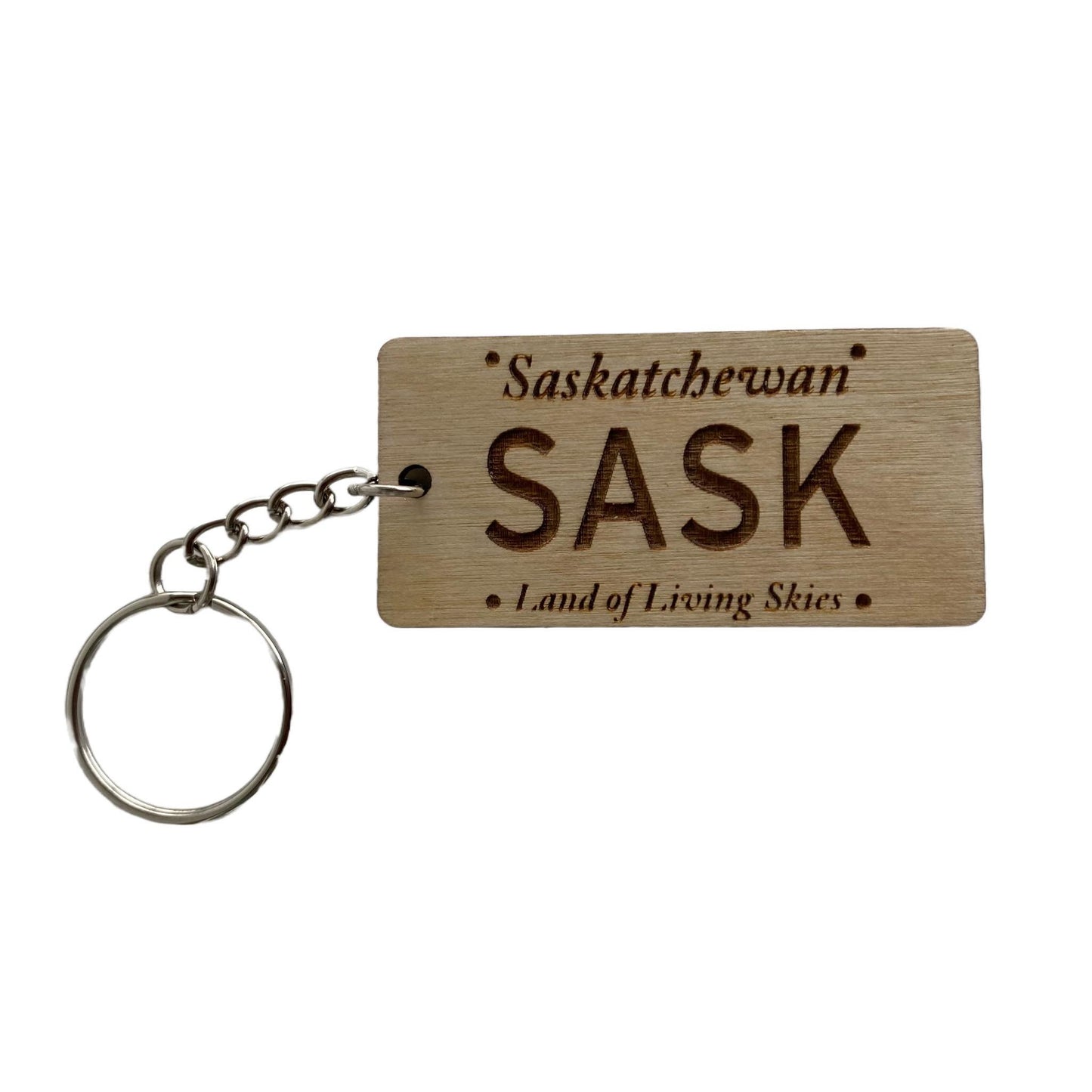 Individual Wood Keychains