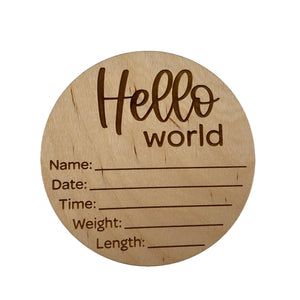 Birth Announcement Sign
