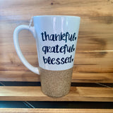 Thankful Glitter Mug