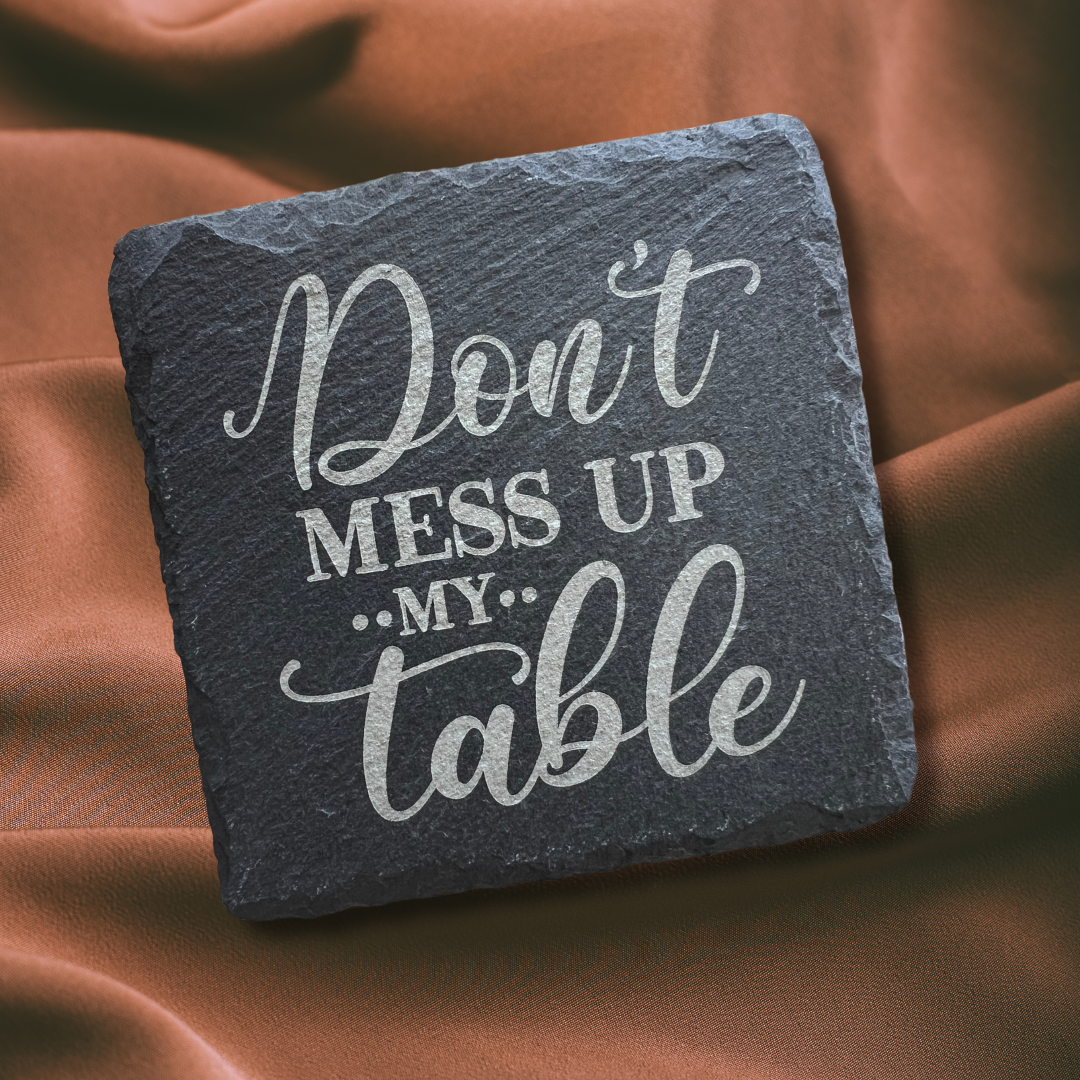 Sarcastic Slate Coaster Set