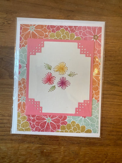 Slow Stitched (hand stitched) Greeting Cards