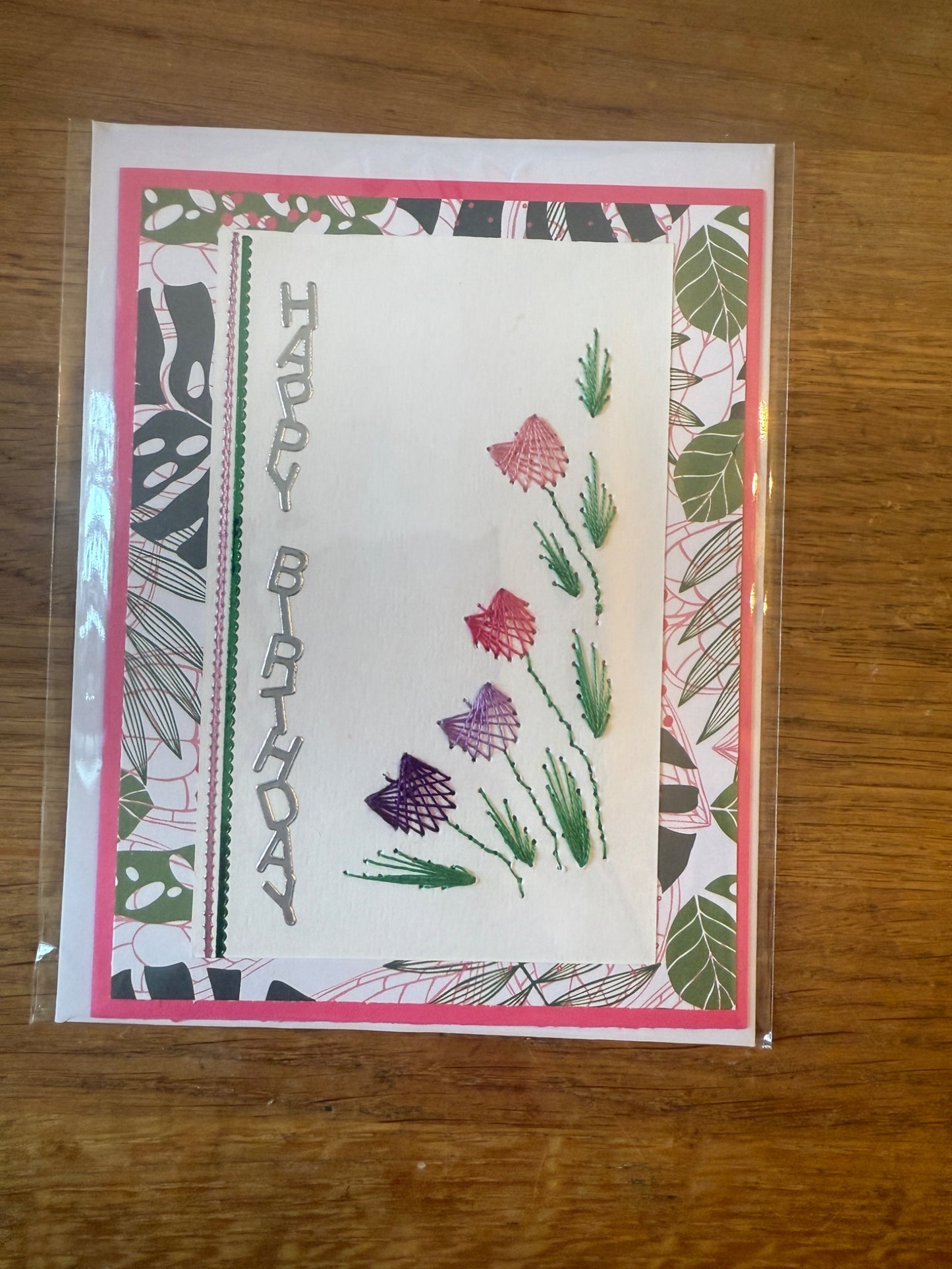 Slow Stitched (hand stitched) Greeting Cards