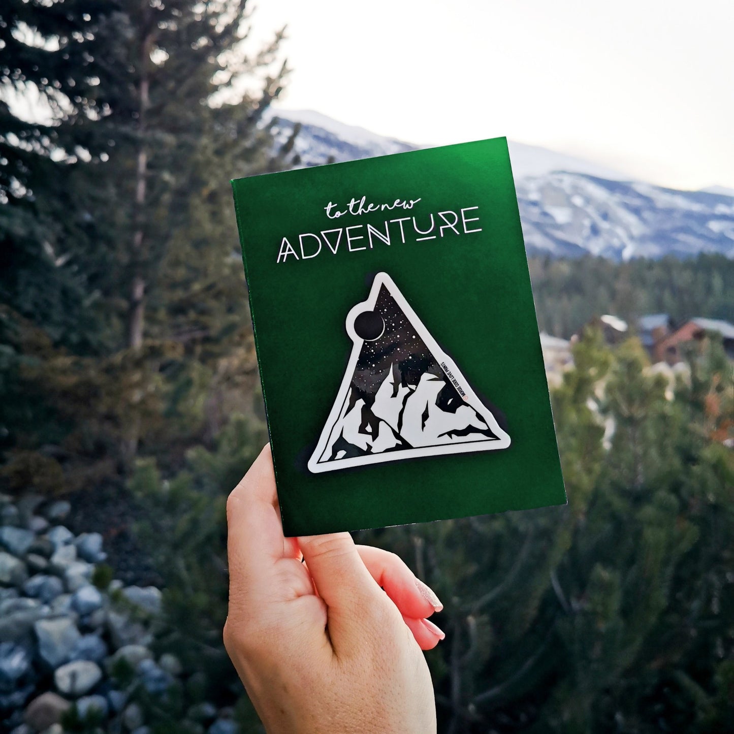 To The New Adventure | Card + Sticker | Specialty Greeting Card