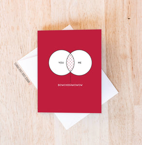 Venn Diagram | Love | Greeting Card