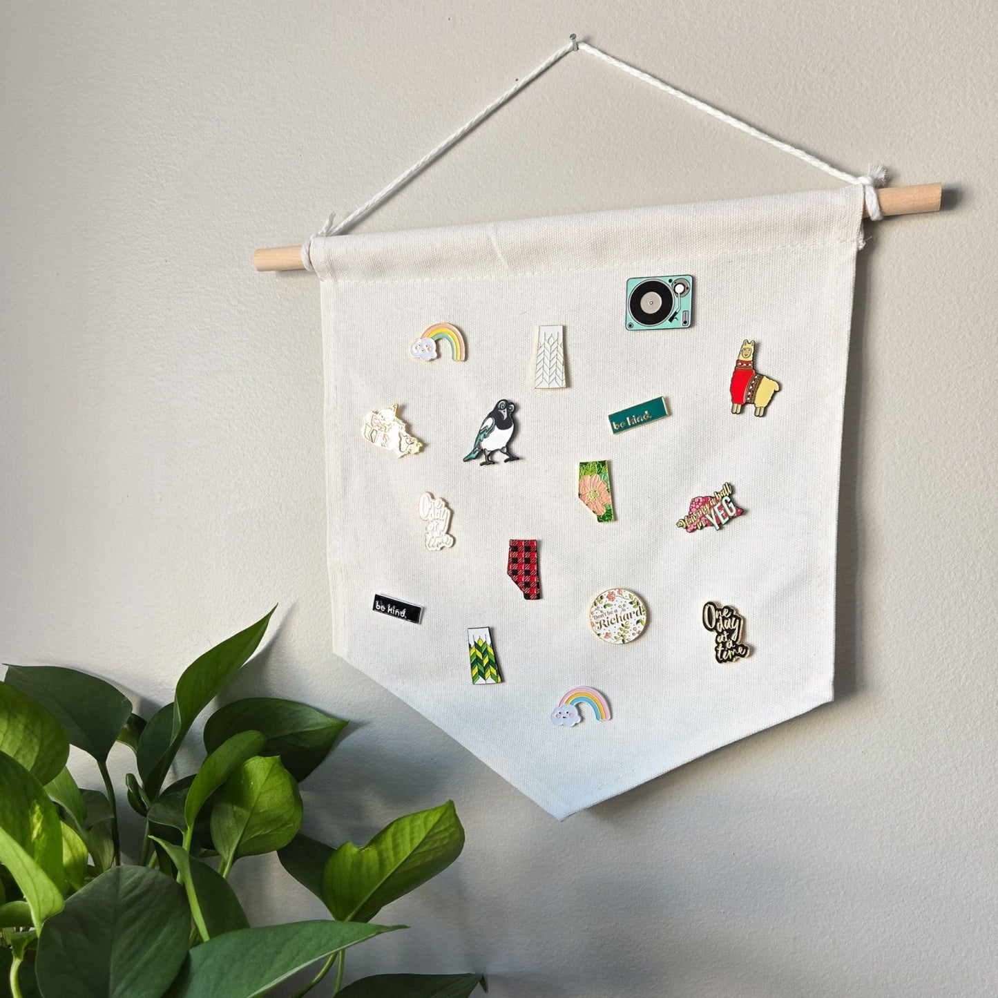 Saskatchewan Patchwork (Gold) | Enamel Pin