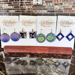 Enamel Earrings