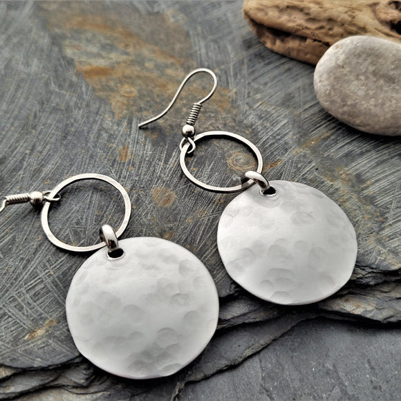 Disc & Ring Earrings