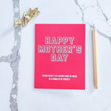 Mother's Day Card | Folded Paper