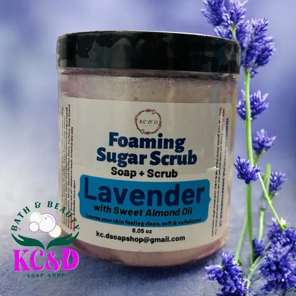 Foaming Sugar Scrub: Lavender