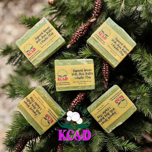 Goat Milk Soap: Sugared Spruce with Shea Butter & Kaolin Cklay