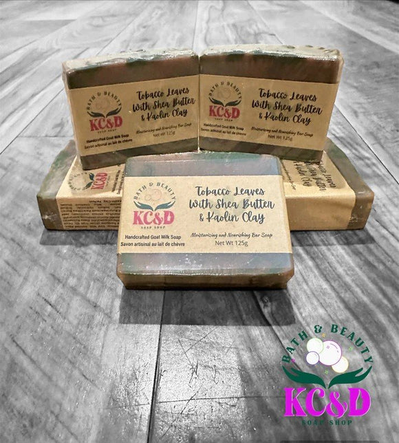 Goat Milk Soap: Tobacco Leaves