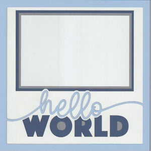 Hello World 8x8 Photo Mat