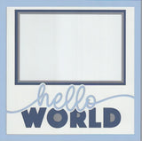 Hello World 8x8 Photo Mat