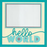 Hello World 8x8 Photo Mat