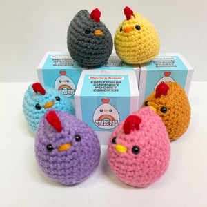 Emotional Support Pocket Chicken (Mystery Colour Blind Box)