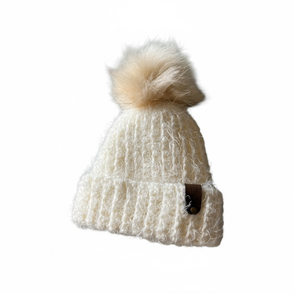 Crochet Toque - Basic Cream Latte – HandmadeSask