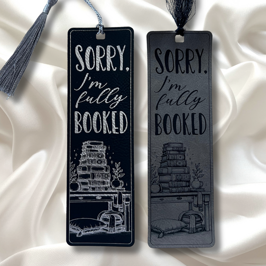Sorry I'm Fully Booked Bookmark