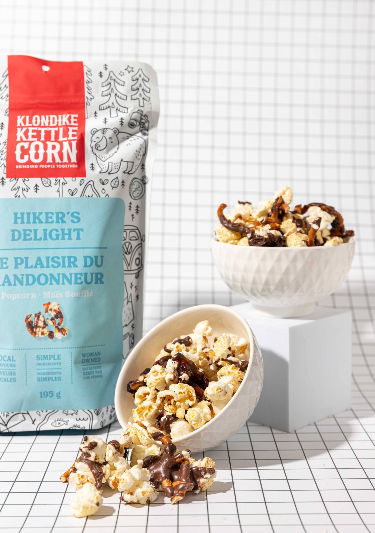 Hiker's Delight Chocolate Drizzled Popcorn